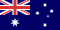 Australian Flag, 900mm x 450mm (1 yard), incl flag pole clips