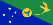 Christmas Island Flag, 1800mm x 900mm, incl flag pole clips