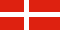 Denmark Flag, 1500mm x 900mm, 2 eyelets
