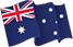 Australian Flag, 1830mm x 915mm (2 yard), incl flag pole clips