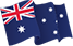 Australian Flag, 1830mm x 915mm (2 yard), incl flag pole clips